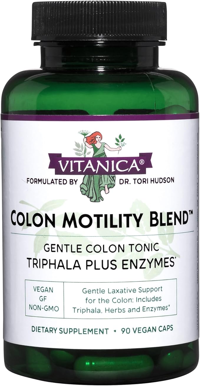 Vitanica Colon Motility Blend Colon Support Vegan 90 Capsules