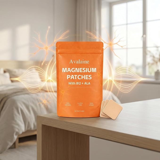 Avalaine Magnesium Patches Magnesium Patches with Bi2+Alpha-Lipoic Acid 30Patches (1)