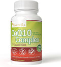 Extra Strength CoQ10 Complex Enhanced with EPA/DHA Lecithin Flaxseed and Vitamin E (180 Softgels)