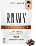 Complete Protein 25g Yeast Protein + 5g Creatine Monohydrate Vegan Dairy-Free Informed Sport Certified Post-Workout Recovery for Endurance Athletes Chocolate 21 Servings
