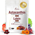 14-in-1 Astaxanthin 12mg &amp Lutein 40mg with Zeaxanthin Supplements 6 Month Supply Fresh Microalgae Source Supports Eye Skin Antioxidant Joint Circulatory Health Non-GMO Gluten Free 180 Soft