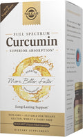 Solgar Full Spectrum Curcumin - 90 LiCaps - Superior Absorption - Brain Joint &amp Immune Health - Non-GMO Vegan Gluten Free Dairy Free - 90 Servings