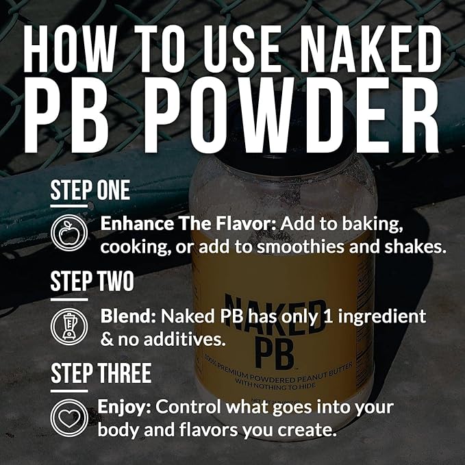 NAKED Chocolate Pea Protein Isolate 5LB Bulk PB Powdered Peanut Butter 1.5LB (45 Servings) – Plant-Based Vegan Non-GMO Gluten Free Soy Free Lactose Free
