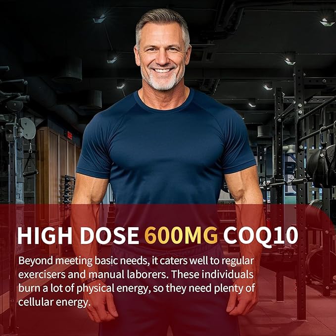 ZEBORA CoQ10-600mg-Softgels - Extra Strength Coenzyme Q10 with PQQ Omega-3 &amp BioPerine - High Absorption CoQ10 Supplements Antioxidant (Ubiquinone) for Heart Health &amp Energy Production 120 S