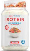 Isotein Isolate Protein Powder - Post Workout Recovery Protein Powder - 25g Whey Isolate Protein 0g Added Sugar 1g Fat (Fruity Cereal 2lbs)