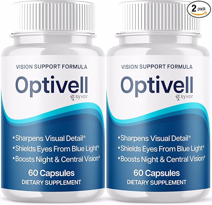 (2 Pack) Optivell Vision Support Formula Opti Vell Eye Health (120 Capsules)