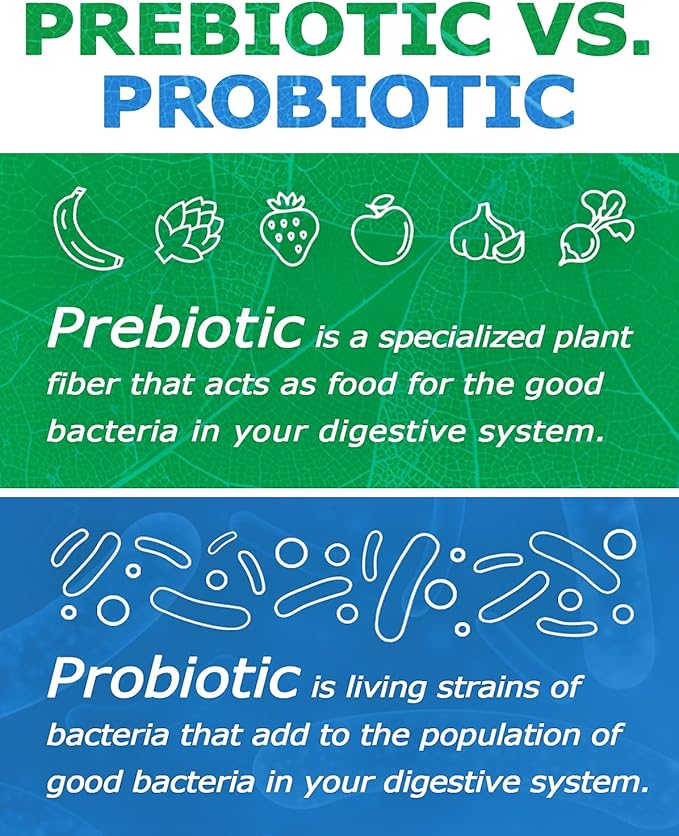 Prebiotin Prebiotic Fiber Supplement Powder – 8.68 oz – Supports Digestive Health – High Fiber Boosts Probiotics Reduces Hunger – All-Natural Gluten-Free