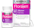 Florajen Women’s Vaginal Probiotic - Gut Health Vaginal pH Balance &amp Constipation Relief - Multi-Strain Formula with Lactobacillus - Refrigerated for Potency - 60 Capsules