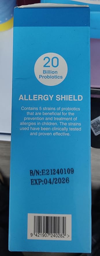 Organic Garden Kids Probiotic Supplement – 200 Billion CFU with Prebiotic Fiber – Digestive &amp Immune Support – Strawberry Flavor – 30 Sachets (6)