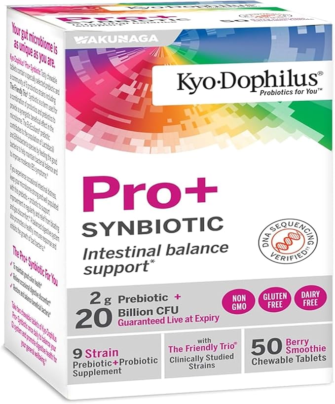 Kyo-Dophilus Pro+ Synbiotic 50 Chewable Tablets