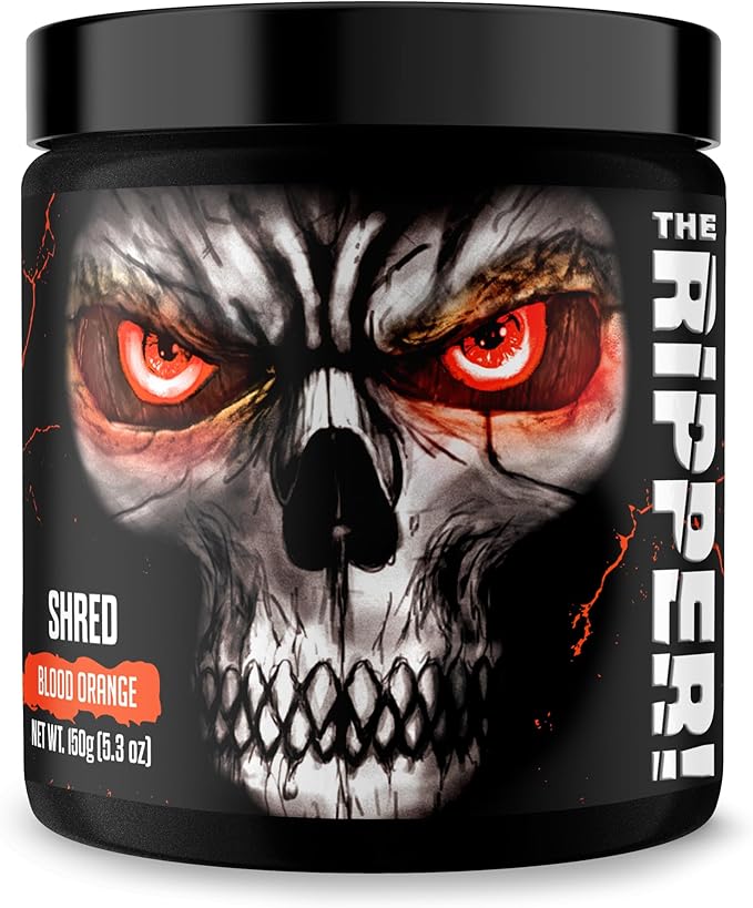 JNX SPORTS The Ripper! Fat Burner Pre Workout for Men &amp Women – Thermogenic Fat Burning Powder &amp Appetite Suppressant Boost Energy &amp Endurance – Blood Orange 30 Servings
