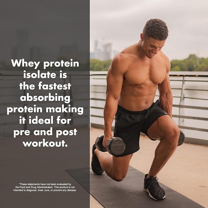 NutraOne IsolateOne Whey Protein Isolate Powder 100% Pure Whey Isolate Powder (Vanilla Ice Cream - 2 lbs.)