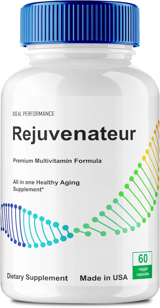 Rejuvenateur Capsules Rejuvenator Supplement Pills Advanced Multivitamin Formula - All Natural Support Rejuvenateur Maximum Strength Daily Vitamin Wellness Reviews Pastillas Capsulas (60 Capsules)