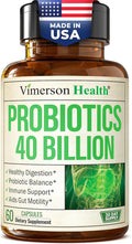 Probiotics for Women &amp Men with Prebiotics - 40 Billion CFU Probiotics for Digestive Health Gut Health &amp Immune Support Supplement - Lactobacillus Acidophilus Probiotic - Vegetarian Soy &amp