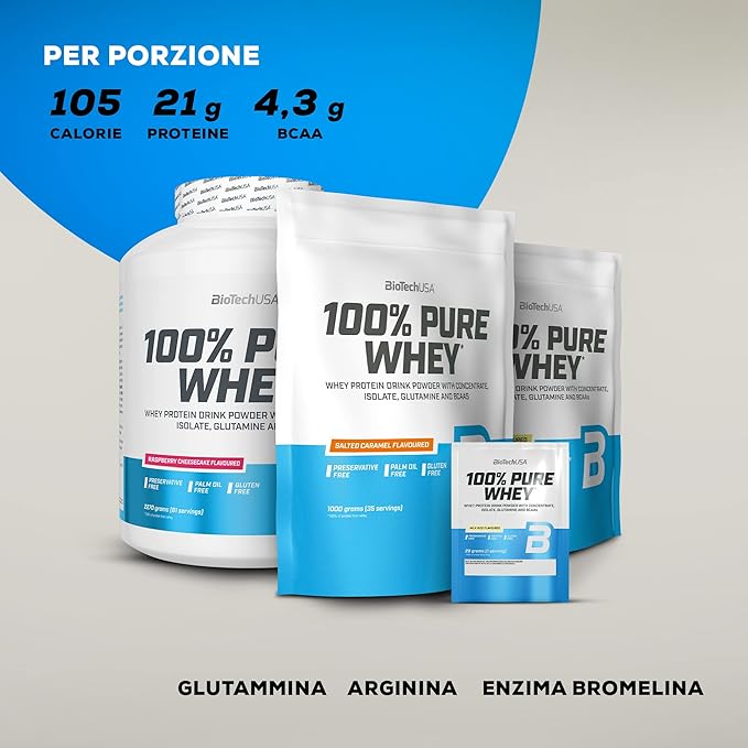 Biotech USA 100% Pure Whey 2270g Bourbon Vanilla