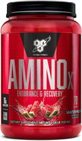 BSN Amino X Muscle Recovery &amp Endurance Powder BCAAs 10 Grams of Amino Acids Keto Friendly Caffeine-Free Support Endurance Zero Sugar Watermelon 70 servings 35.84 Ounce (Packaging May Var
