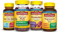 Nature Made Daily 4 Combo Pack Multivitamin for Him and Her Gummies Omega-3 from Fish Oil Softgels Magnesium Glycinate Capsules Probiotic Gummies 4 Bottles