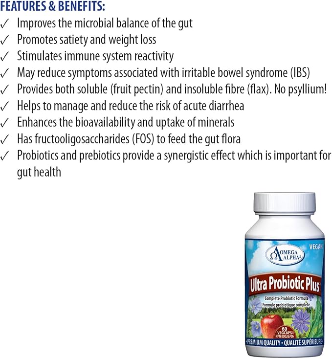 Omega Alpha Ultra Probiotic Plus 60s