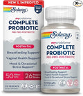 SOLARAY Mycrobiome Complete Probiotic Postnatal - Pre and Probiotics for Women and Men Plus Postbiotic - 50 Billion CFU 23 Strains - Vegan Clinically Studied Ingredients - 30 Servings 30 VegCaps