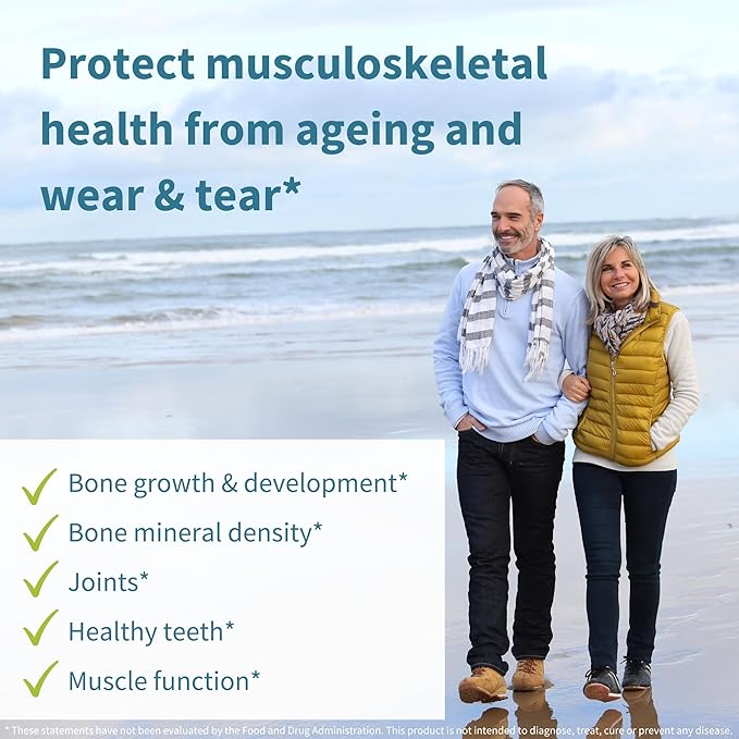 Igennus Algae Calcium &amp Magnesium Supplement Plant Based High Absorption K2 &amp D3 Non-GMO Red Algae Mineral Complex for Bone &amp Teeth Support for Women and Men with Boron Vegan 6 x 6