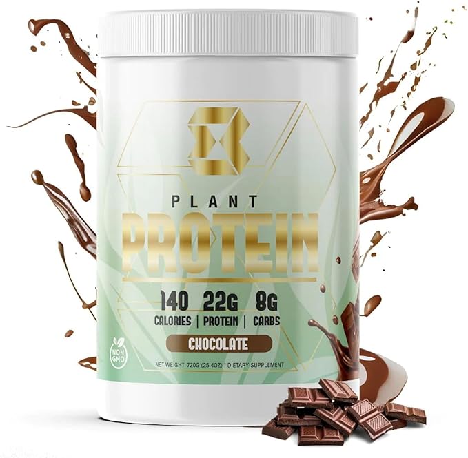 Motiv-8 Plant Based Protein 22g Pea Protein 140 Calories Enhances Recovery Protein Snack Meal Replacement (20 Servings Chocolate)