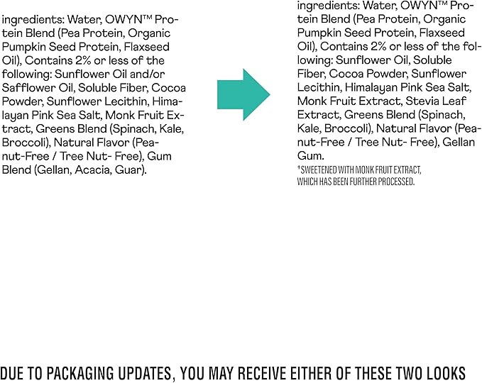 OWYN Only What You Need Pro Elite No Nut Buttercup Flavored Protein Shake 32g Protein 0g Sugar High Protein Dairy Free Gluten Free Plant Based Protein Drink 12 Count