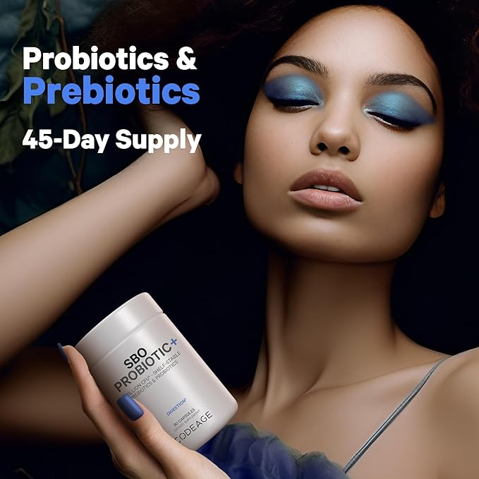 Codeage Daily ADK Vitamin &amp Probiotic Bundle – Vitamin A Retinyl Palmitate Vitamin D3 Cholecalciferol Vitamin K 50 Billion CFU SBO Probiotic Blend Non-GMO