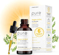 Pure TheraPro Rx Vegan A-D-K Drops-6 Mon Supply-Vitamin A(Palmitate &amp Betacarotene)Liposomal Vitamin D3(as vegan cholecalciferol)Liposomal Vitamin K2(MK-4 &amp MK-7)Supports Immunity &amp Bone