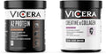 Chocolate Protein + Berry Flavor Creatine Collagen Powder A2/A2 Whey Casein Protein with Probiotics and Celtic Sea Salt (20 Servings) Creatine and Collagen Supplement Gluten Free (30 Servings)