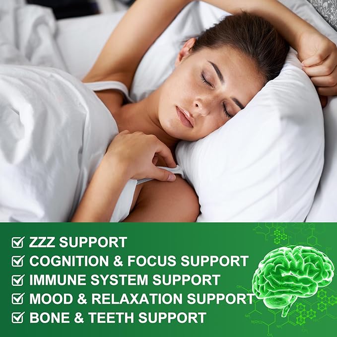 Magnesium Glycinate and L-Theanine Supplement - Relaxation &amp Cognition Support - 400mg Magnesium Supplement with L-Theanine GABA Chamomile B6 D3 &amp K2 for Adults &amp Teens Vegan - 240 Ta