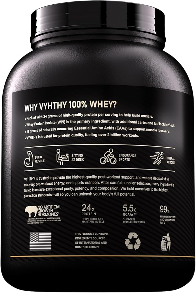 Strawberry Flavored Whey Protein Powder24g Protein per Serving Fast-Absorbing Concentrated whey Protein Low Sugar Gluten-Free Natural Flavor 3.5 lbs/56 oz.
