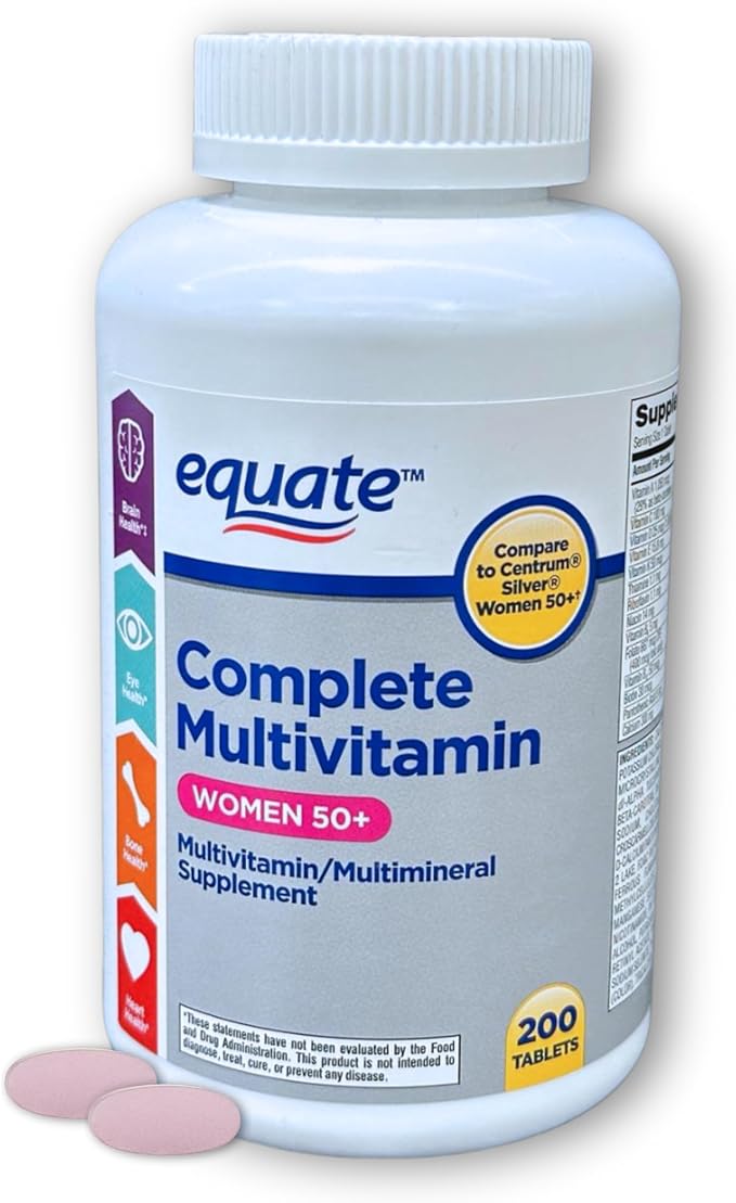 Multivitamin Multimineral Women 50 Plus- Tablets 200ct (Pack of 1)