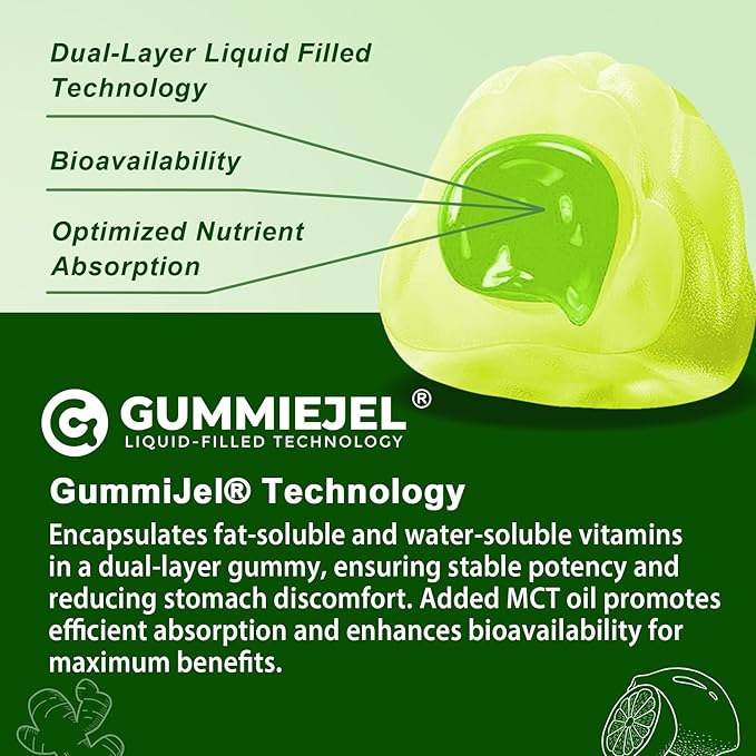Multivitamin for Men 50 + Plus Sugar Free Men Multivitamins Gummies w/Omega-3 Coq10 D3k2 Calcium Magnesium Zinc Vitamins A C &amp E Mens Vitamins for 𝖧𝖾𝖱𝗍 Antioxidant Brain Bone 60ct