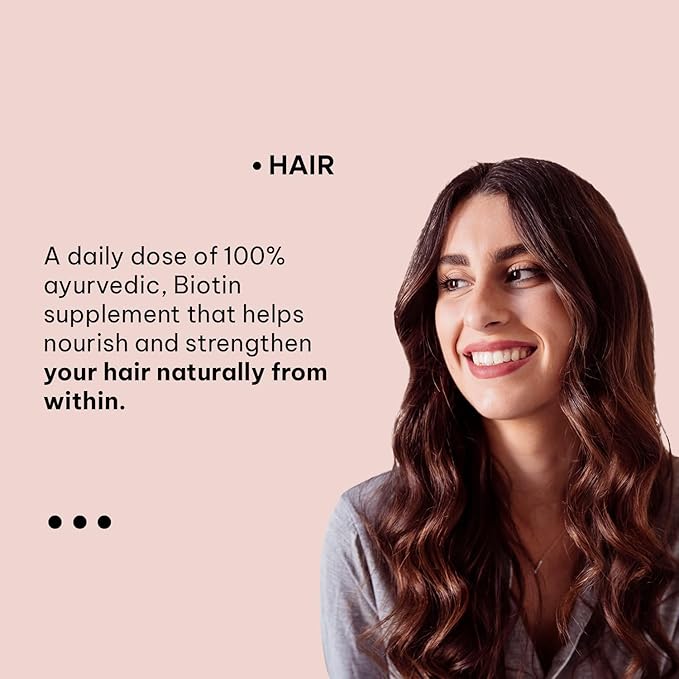 Biotin (90 Tablets) | Supplement for Hair Growth Strong Hair and Glowing Skin Fights Nail Brittleness