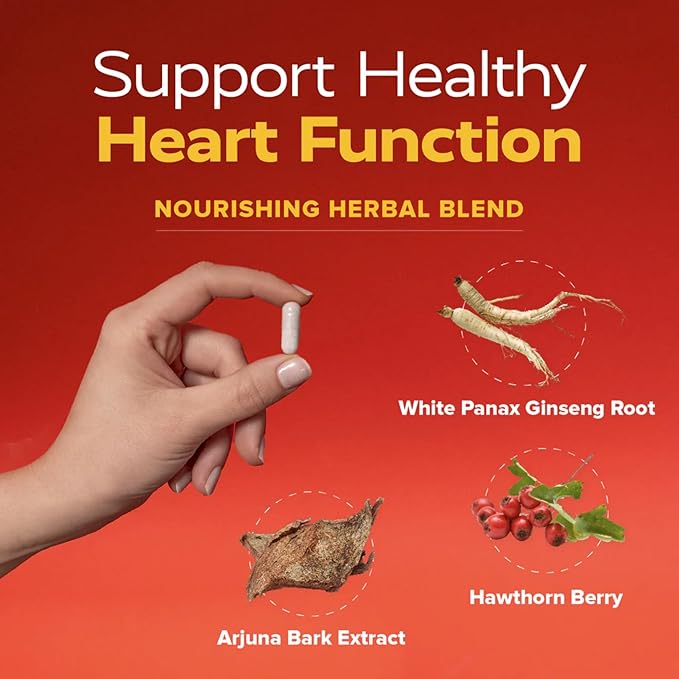 Redd Remedies Heart Strong Supports Cardiovascular Health 60 Tablets