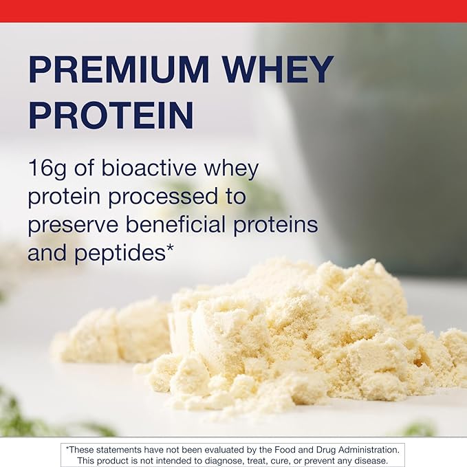 Metagenics BioPure Protein - Whey Protein Powder with Immunoglobulins - 16 g Protein - with Serine L-Histidine &amp Magnesium - Non-GMO &amp Gluten-Free - 12.17 oz