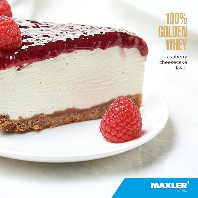 Maxler 100% Golden Whey Raspberry Cheesecake and Bananas &amp Cream Bundle