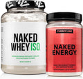 NAKED Whey Isolate Protein Powder (28 Servings) Cherry Lime Energy Pre Workout (30 Servings) – Grass-Fed Non-GMO Gluten Free Vegan