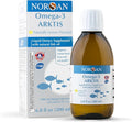 NORSAN Omega-3 Arktis Fish Oil – High-Potency 2000 mg EPA + DHA per Serving – Supports Heart Brain &amp Vision Health* – Natural Lemon Flavor – Friend of the Sea Certified – 6.8 fl oz Bottle (200ml