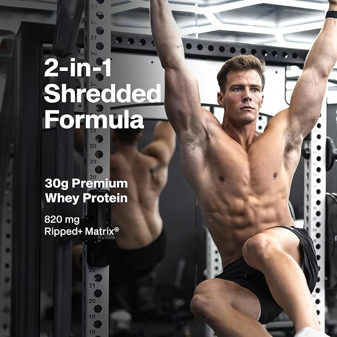 Muscletech Whey Protein Powder (Chocolate Fudge Brownie 4LB) - Nitro-Tech Ripped Whey Protein Isolate &amp Peptides Smoothie Mix for Lean Muscle - 30g of Whey Protein for Women &amp Men Packaging