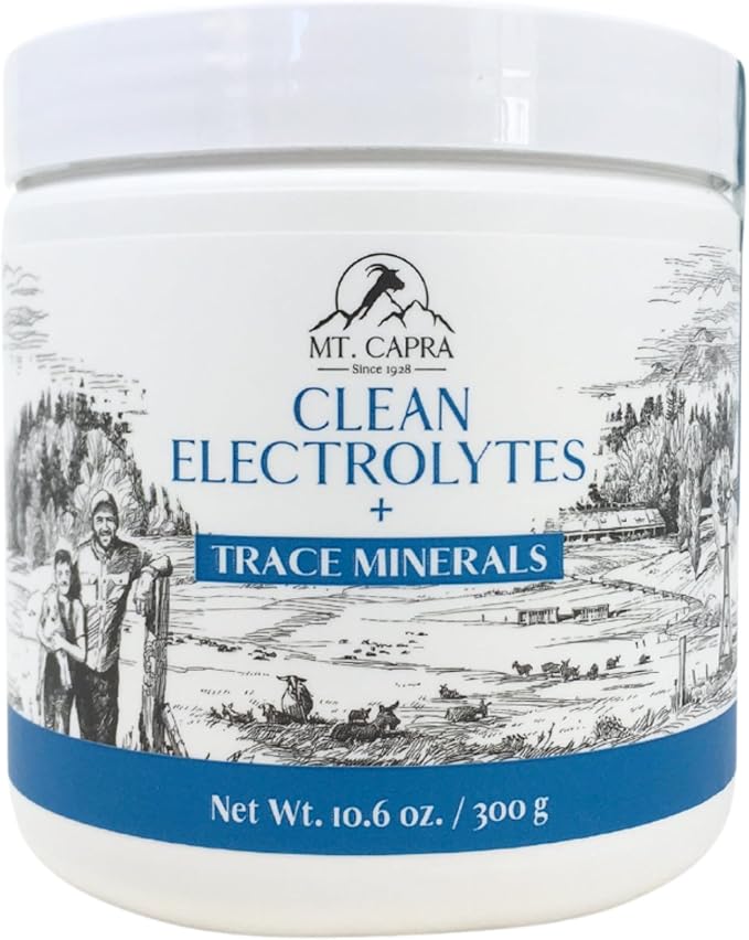 Mt. Capra Clean Whey Protein (Vanilla Bean) Clean Recovery and Clean Electrolytes + Trace Minerals