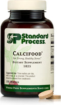 Standard Process Calcifood - Calcium Supplement for Bone Strength &amp Calcium Absorption - Bone Health Support for Women &amp Men - Non-Dairy &amp Non-Soy - 100 Wafers