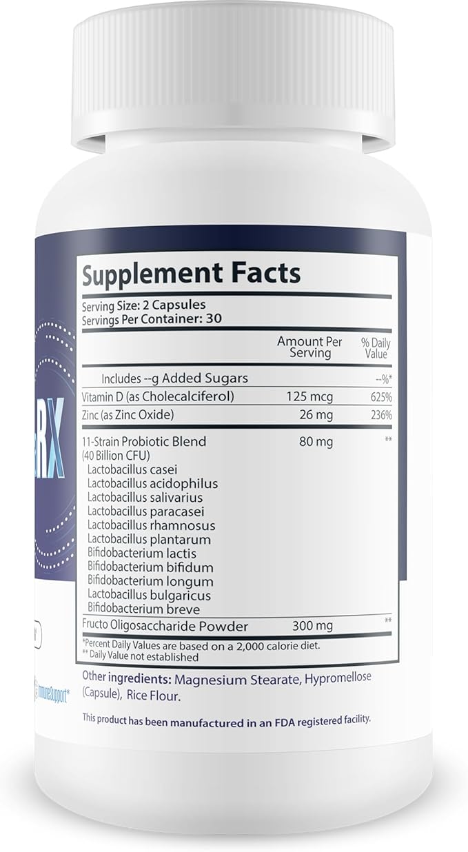 Probiotic Proflexia Rx Male Formula - Our Best Male Formula with Prebiotics &amp Over 40 Billion CFU’s of Probiotics - Support Your Male Health with This Natural Probiotic for Men