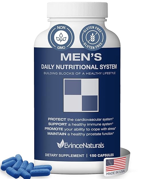 Evince Naturals Men's Daily Nutritional System Multivitamin