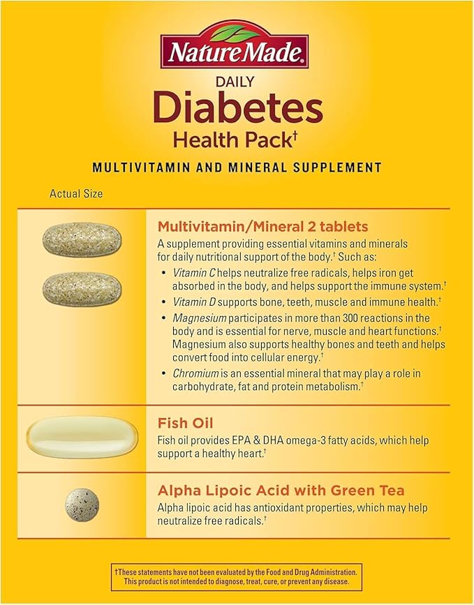 Nature Made Diabetes Health Pack 30-Count