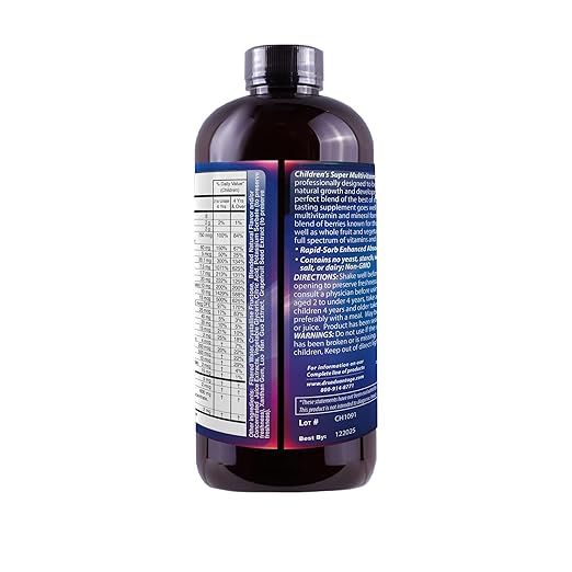 Dr's Advantage DA862 Liquid Children's Multivitamin and Minerals 16 oz.