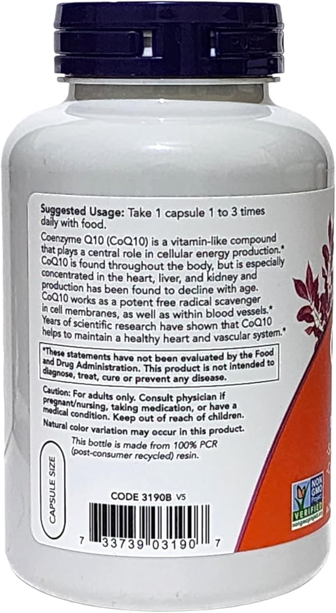 Now Foods Coq10 30mg 240 Vcaps
