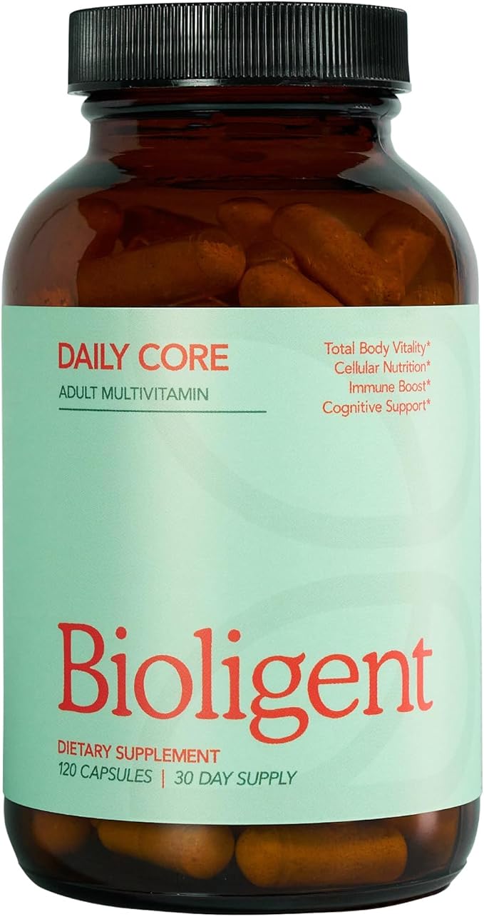 Daily Core Multivitamin for Men &amp Women 120 Capsules 30 Day Supply