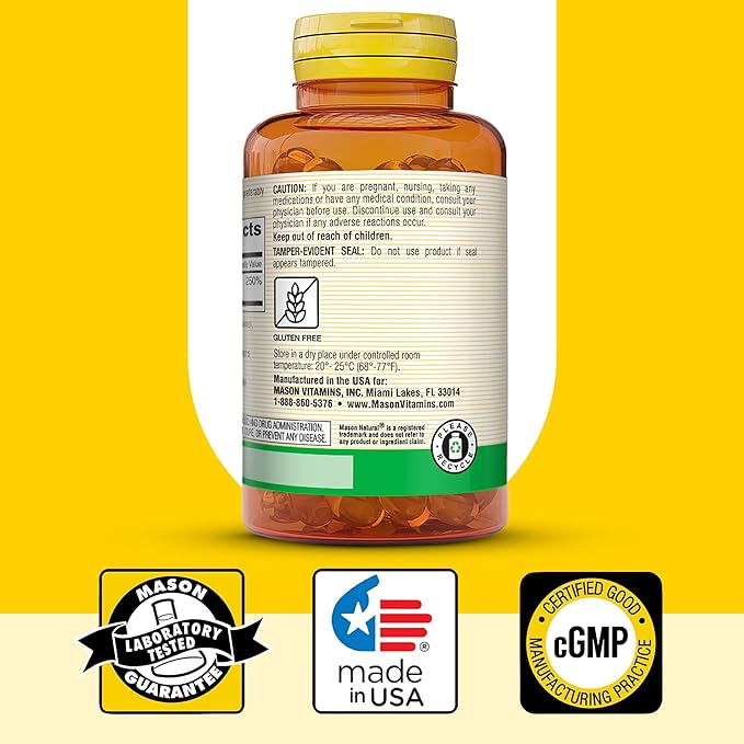 MASON NATURAL Vitamin D3 2000 IU Ultra Strength Supports Bone Density Strength &amp Immune Health 300 Softgels