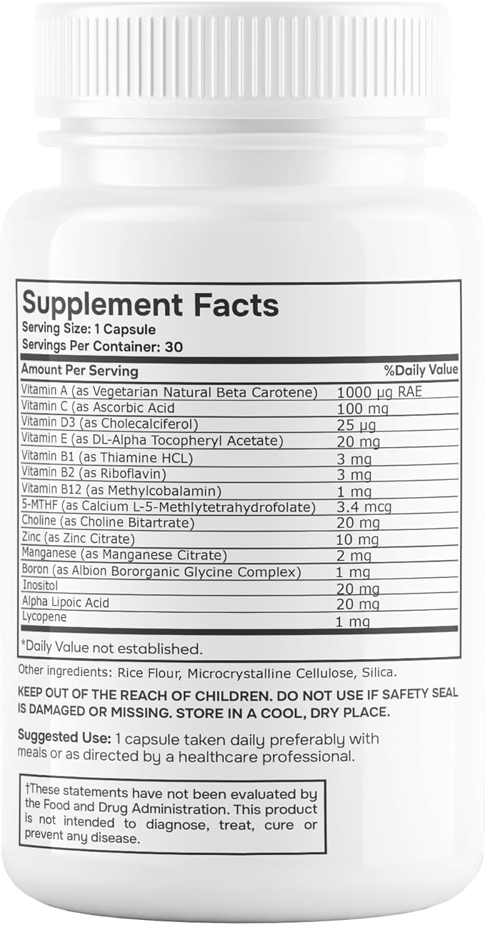 Probiotic for Women &amp Methylated Multivitamin